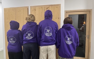 SWEAT CAPUCHE VIOLET UNISEXE
